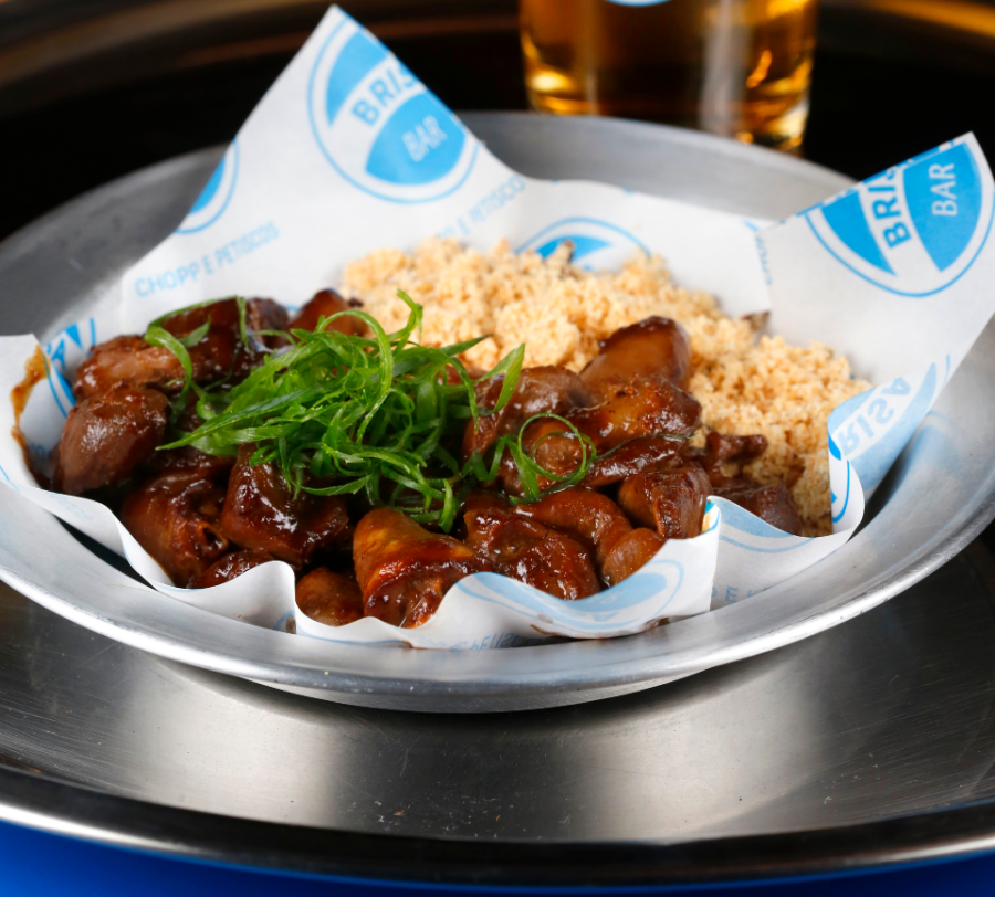 Prato Coração com Moela