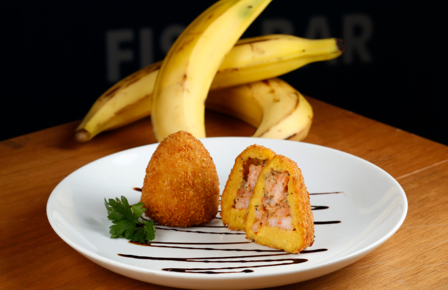 Prato Bananada de camarão