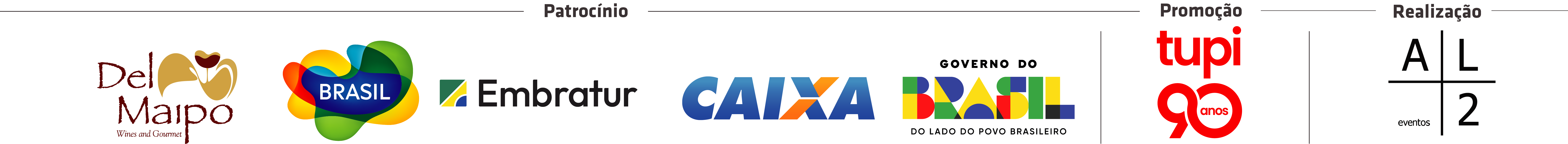 Marcas patrocinadoras e apoiadoras